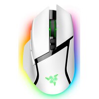 Razer Basilisk V3 Pro - rechts - Optisch - RF Wireless + Bluetooth + USB Type-C - 30000 DPI - Weiß