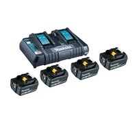 Makita 199483-0 - Batterie- & Ladegerät-Set - Lithium-Ion (Li-Ion) - 5 Ah - 18 V - Makita - 4 Stück(e)