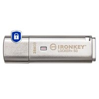 Kingston IronKey 256GB Locker Plus 50 AES Encryption -...