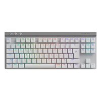 Logitech G G515 LIGHTSPEED TKL, Verkabelt & Kabellos, RF Wireless+ Bluetooth, Mechanischer Switch, QWERTY, RGB-LED, Weiß