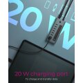 ICY BOX IB-HUB1457-C31 - Hub - Typ-C-Schnittstelle - 6 x USB-C 3.2 Gen 2+ 1 x USB-C 3.2 Gen 2 (Stromversorgung)