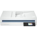 HP Scanjet Enterprise Flow N6600 fnw1 - 216 x 356 mm - 1200 x 1200 DPI - 50 Seiten pro Minute - Flachbett- & ADF-Scanner - Weiß - 7,11 cm (2.8")