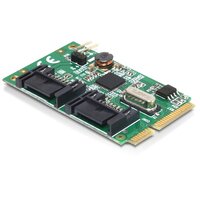 Delock 95233, Mini PCI Express, SATA, Asmedia ASM1061, 6...