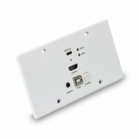 Lindy 150m Cat.6 HDMI 4K60 & Type C HDBaseT EU Wall...