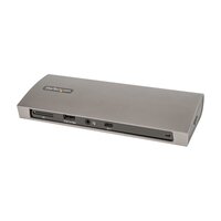 StarTech.com Thunderbolt 4 Docking station - 96W PD - Einzelner 8K/Dual 4K 60Hz Monitor - 3xTB4/USB4 und 4xUSB-A Hub - SD/GbE - Thunderbolt 4/3 und USB4 kompatibel - K-Slot - 0.8m Kabel - Kabelgebunden - Thunderbolt 4 - 96 W - 10,100,1000 Mbit/s - Schwarz
