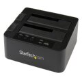 StarTech.com Dual-Bay Festplatten-Kopierer - Selbständiger USB 3.0 (5 Gbit/s) / eSATA auf 2.5/3.5" SATA III HDD/SSD Cloner/Kopierer - Festplatten Dockingstation - Festplatten Kopierer - HDD/SSD-Duplikator - 1 Kopien - USB 3.2 Gen 1 (3.1 Gen 1)/eSATA - USB