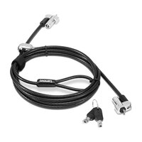 Lenovo Kensington NanoSaver Twin Head - Sicherheitskabelschloss - Schwarz