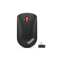Lenovo ThinkPad USB-C Wireless Compact - Beidhändig - Optisch - RF Wireless - 2400 DPI - Schwarz