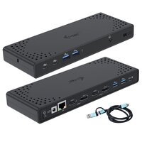 i-tec USB 3.0 / USB-C / Thunderbolt 3 Dual Display...