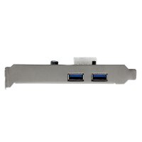 StarTech.com 2 Port USB 3.0 PCI Express Schnittstellenkarte mit UASP und 4 Pin LP4 Molex - PCIe - USB 3.2 Gen 1 (3.1 Gen 1) - Full-height / Low-profile - PCIe 2.0 - 3 m - CE - FCC