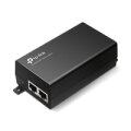 TP-LINK PoE+ Injector - Gigabit Ethernet - 10,100,1000 Mbit/s - 10/100/1000 - IEEE 802.3ab - IEEE 802.3af - IEEE 802.3at - IEEE 802.3i - IEEE 802.3u - Cat3 - Cat4 - Cat5 - Cat5e - Schwarz