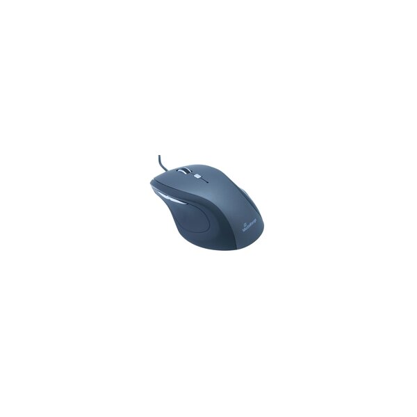 MEDIARANGE MROS202 - rechts - Optisch - USB Typ-A - 2400 DPI - Schwarz - Grau