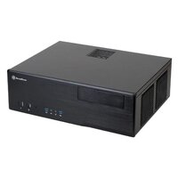 SilverStone Grandia GD05, HTPC, PC, Schwarz, DTX, micro ATX, Mini-ITX, Aluminium, Kunststoff, SECC, Heimbüro