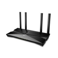 TP-LINK AX1500 Wi-Fi 6 Router - Wi-Fi 6 (802.11ax) - Dual-Band (2,4 GHz/5 GHz) - Ethernet/LAN - Schwarz - Tabletop-Router
