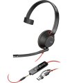 Poly Blackwire 5210 Monaural USB-C Headset+ - Headset - Mono