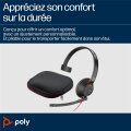 Poly Blackwire 5210 Monaural USB-C Headset+ - Headset - Mono