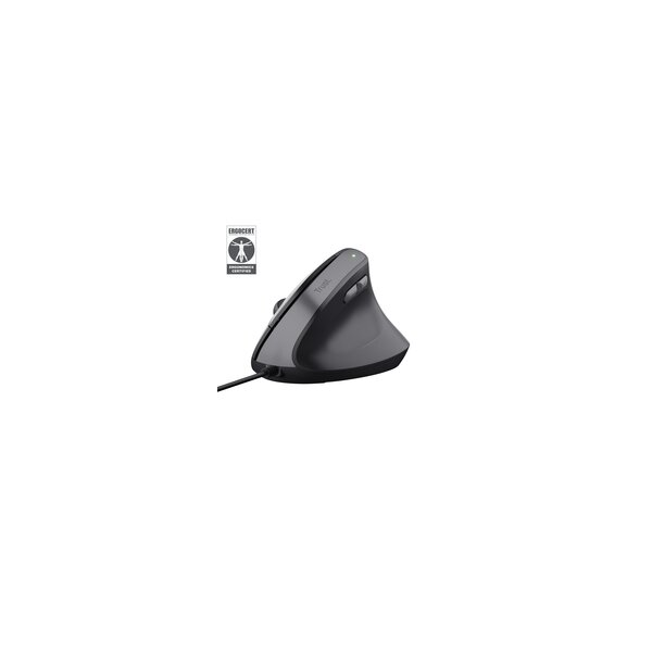 Trust Bayo II - Vertikale Maus - ergonomisch - Maus - 2.400 dpi