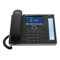 AudioCodes 445HD - IP-Telefon - Schwarz - Kabelgebundenes Mobilteil - SIP-Info - 8 Zeilen - Tasten
