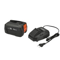 Gardena Starter-Kit P4A PBA 18V/72 4.0 Ah+ AL 1830 CV - Akku - 4.000 mAh - Batterie- & Ladegerät-Set - Lithium-Ion (Li-Ion) - 4 Ah - 18 V - Gardena - Schwarz - Orange
