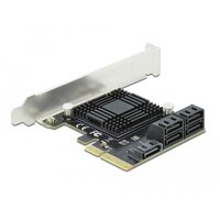 Delock 5 Port SATA PCI Express x4 Karte - Low Profile...