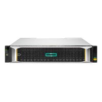 HPE MSA 2060 10GbE iSCSI SFF Storage - 0 TB - HDD+SSD - 5 kg - Rack (2U) - Silber - Schwarz