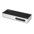 StarTech.com Dual Monitor USB 3.0 Docking Station - Notebook Dockingstation mit HDMI- und DVI/VGA Video - 6 Port USB 3.1 Gen 1 5Gbit/s Multimedia-Hub - GbE - Audio - USB-A - Windows und Mac - Kabelgebunden - USB 3.2 Gen 1 (3.1 Gen 1) Type-B - 3,5 mm - 10,