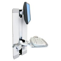 Ergotron StyleView Vertical Lift - Patient Room - 15 kg - 61 cm (24") - 75 x 75 mm - 100 x 100 mm - Weiß
