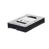 StarTech.com 2,5" auf 3,5" Festplatten Adapter - für SATA und SAS SSDs/ HDDs, 8,89 cm (3.5"), Carrier Panel, Schwarz, Silber, 2.5", SATA, Serial Attached SCSI (SAS), Aluminium, Kunststoff