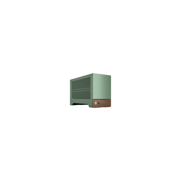 Fractal Design Terra  - Small Form Factor (SFF) - PC - Grün - Mini-ITX - Aluminium - Walnuss - 7,7 cm