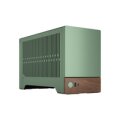Fractal Design Terra  - Small Form Factor (SFF) - PC - Grün - Mini-ITX - Aluminium - Walnuss - 7,7 cm