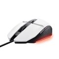 Trust GXT 109W Felox - rechts - Optisch - USB Typ-A - 6400 DPI - Schwarz - Weiß