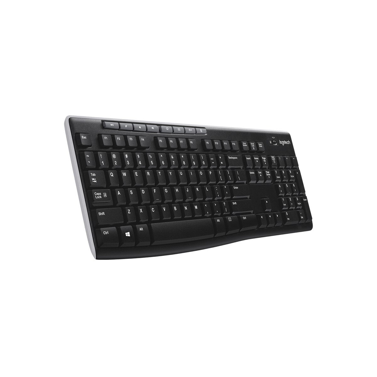 Logitech K270 - Volle Größe (100%) - Kabellos - RF Wireless - AZERTY - Schwarz