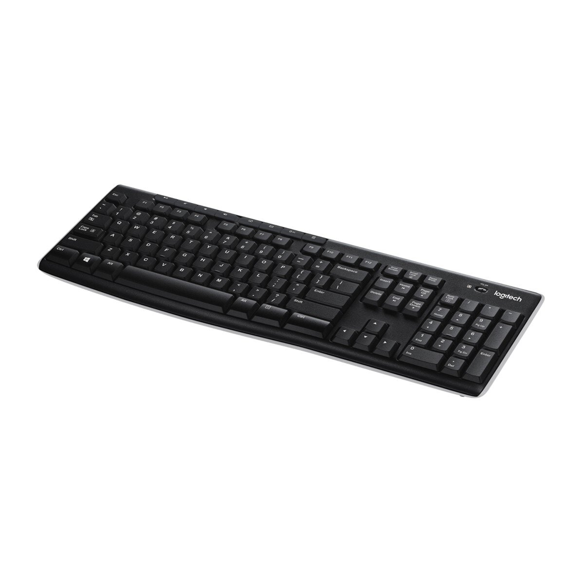Logitech K270 - Volle Größe (100%) - Kabellos - RF Wireless - AZERTY - Schwarz