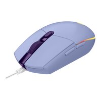 Logitech G 910-005853, USB Typ-A, 8000 DPI, 1 ms, Lila