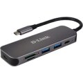D-Link DUB-2325 - USB Typ-C - USB 3.2 Gen 1 (3.1 Gen 1) Type-A - USB 3.2 Gen 1 (3.1 Gen 1) Type-C - MicroSD (TransFlash) - SD - SDHC - SDXC - 5000 Mbit/s - Grau - Leistung
