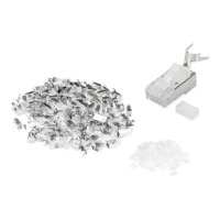 DIGITUS - AK-219604-100 - CAT 6A Modularstecker, 8P8C, geschirmt