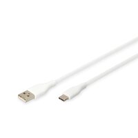DIGITUS - AK-300340-005-W - USB C Kab. C/ST<>A/ST 0,5M Si.