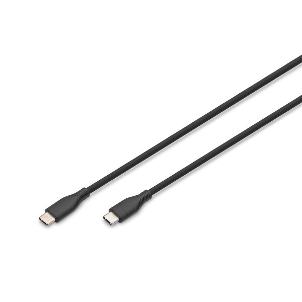 DIGITUS - AK-300341-010-S - USB C Kab. C/ST<>C/ST 1M Si.