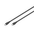 DIGITUS - AK-300341-010-S - USB C Kab. C/ST<>C/ST 1M Si.