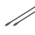 DIGITUS - AK-300344-005-S - USB C Kab. C/ST<>C/ST 0,5M Si.
