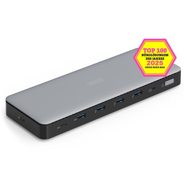 DIGITUS - DA-70918 - Docking Sta. USB C 3xHDMI 2xDP