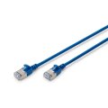 DIGITUS - DK-1632-A-015S-B - CAT 6A F-FTP slim patch cord, Cu, LSZH