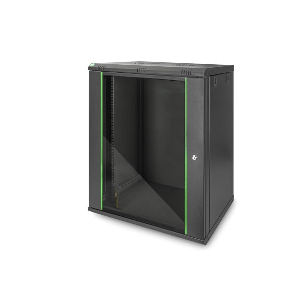 DIGITUS - DN-19-16U-EC-SW - Schrank Wandmontage 16HE