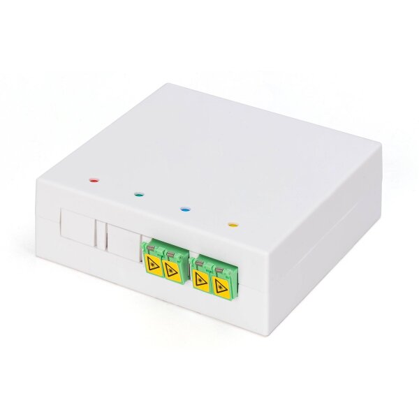 DIGITUS - DN-931097 - FTTH Gehäuse mit 2x LC (APC) DX Adapter