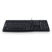 Logitech Keyboard K120 for Business, Volle Größe (100%), Kabelgebunden, USB, QWERTZ, Schwarz