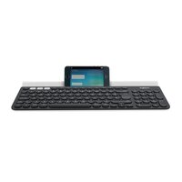 Logitech K780 - Volle Größe (100%) - Kabellos - RF Wireless + Bluetooth - QWERTY - Weiß