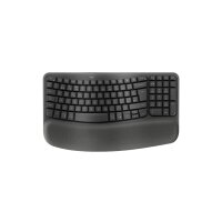 Logitech 920-012298 - Volle Größe (100%) - Kabellos - RF Wireless + Bluetooth - Membran Key Switch - QWERTY - Graphit