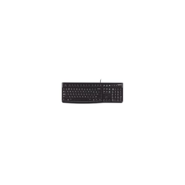 Logitech K120 - Verkabelt - USB - QWERTY - Schwarz