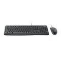 Logitech MK120 - Kabelgebunden - USB - QWERTY - Schwarz - Maus enthalten