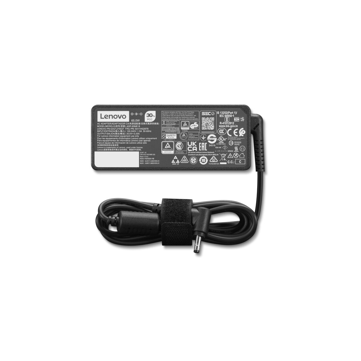 Lenovo 4X21K07722, Laptop, Drinnen, 100 - 240 V, 50/60 Hz, 65 W, 20 V